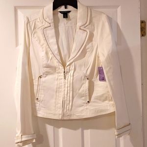 NWOT Women's White House Black Market Size 12 Cotton Jacket